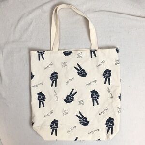 Old Navy Peace and Love Reusable canvas tote